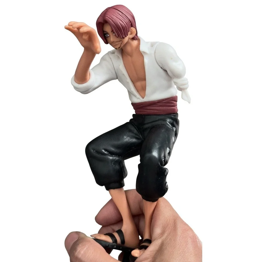 One Piece Anime Figure Shanks and Kid Luffy Action Figure‎ Statue Toy READ